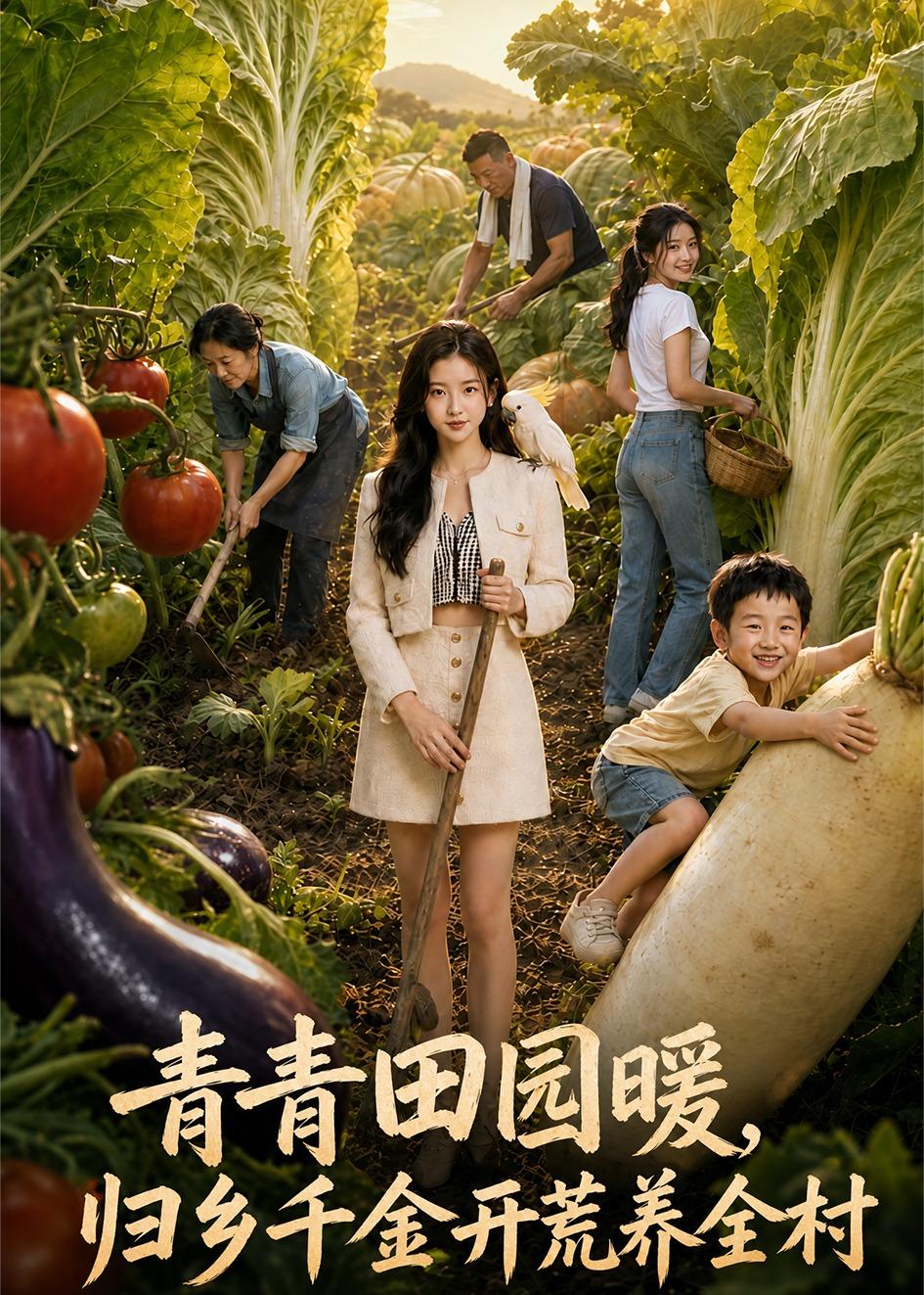 青青田园暖，归乡千金开荒养全村