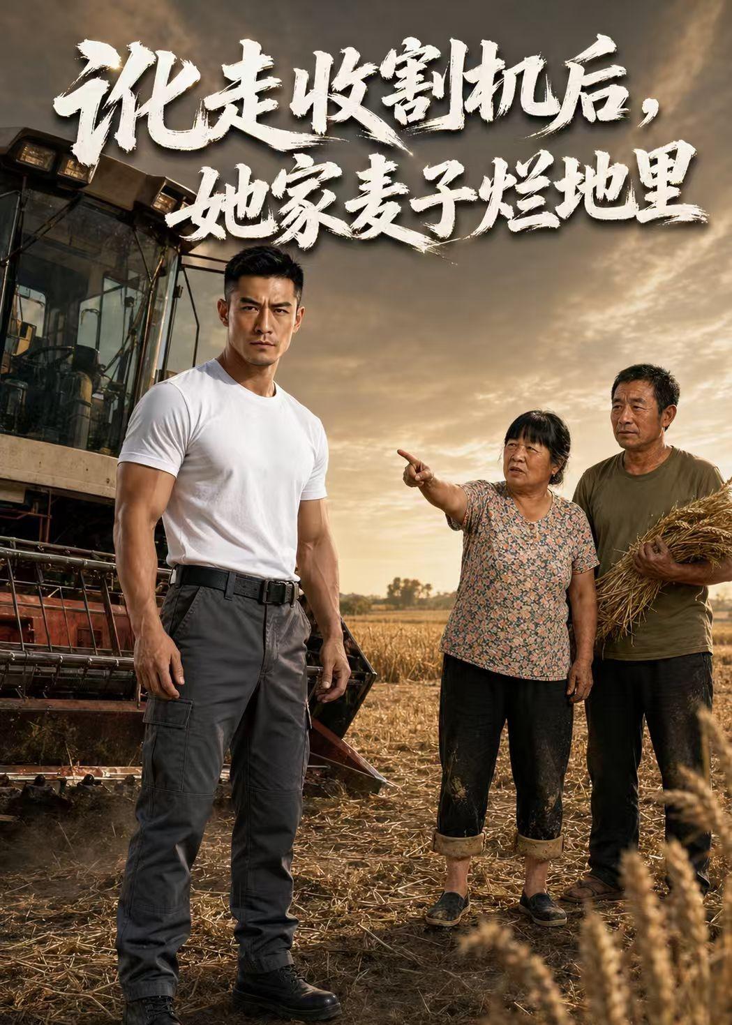 讹走收割机后，她家麦子烂地里